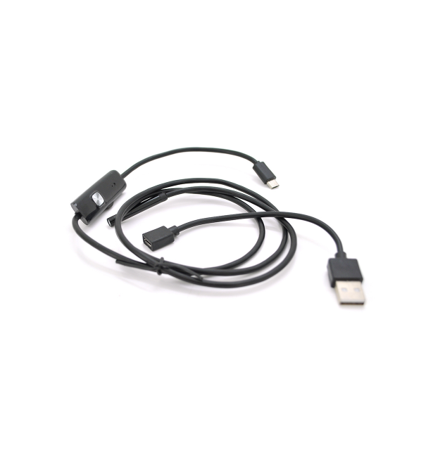 2 in 1 MicroUSB - PC HD эндоскоп YT-En-2SW мягкая проволока, 1м