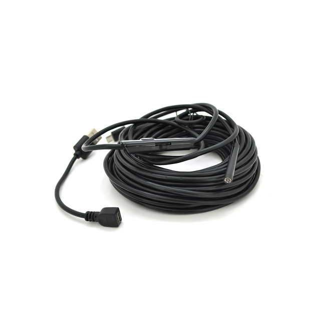 2 в 1 MicroUSB - PC HD ендоскоп, м&aposякий провод, 10м