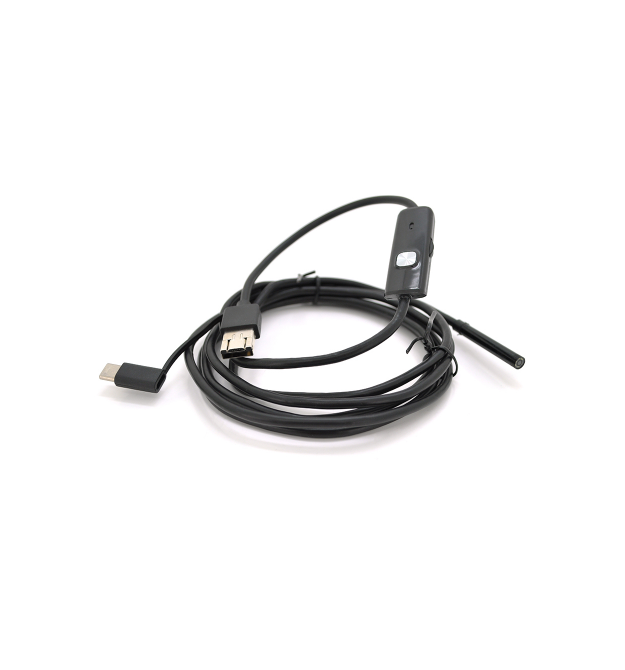 3 in 1 MicroUSB - PC HD эндоскоп, жорсткий дріт,2м