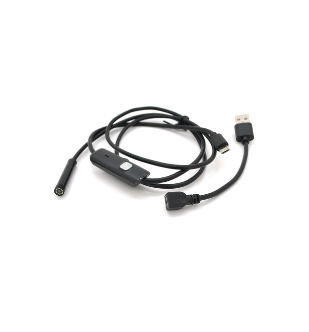 2 в 1 MicroUSB - PC HD ендоскоп, міні камера 7.0 мм, м&aposякий провод, 1м