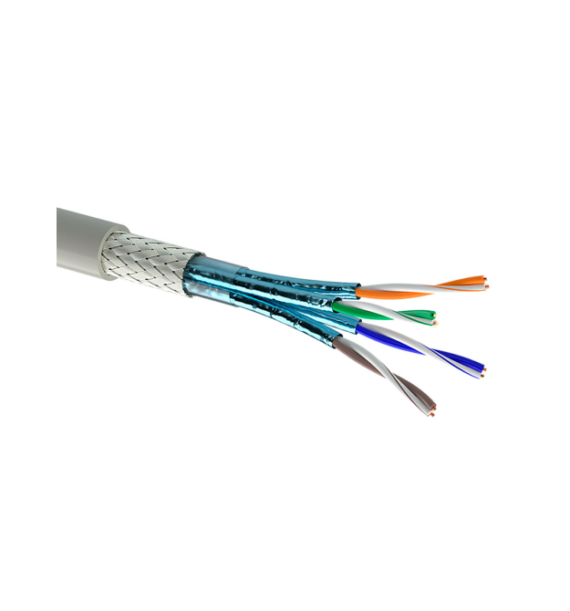 Кабель Одескабель КПпВонг-HFО-ВПЕ (500) 4 * 2 * 0,56 (S - FTP-cat.6А LSOH), CU, екран., для внутр. робіт, 500м.