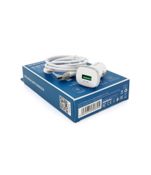 Набір BOROFONE BZ12A АЗУ 1xUSB+ кабель Type-C, QC 3.0A, 1м, White, Box