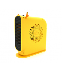 Тепловентилятор спіральний JIEBO-N8, 500W, жовтий, Box