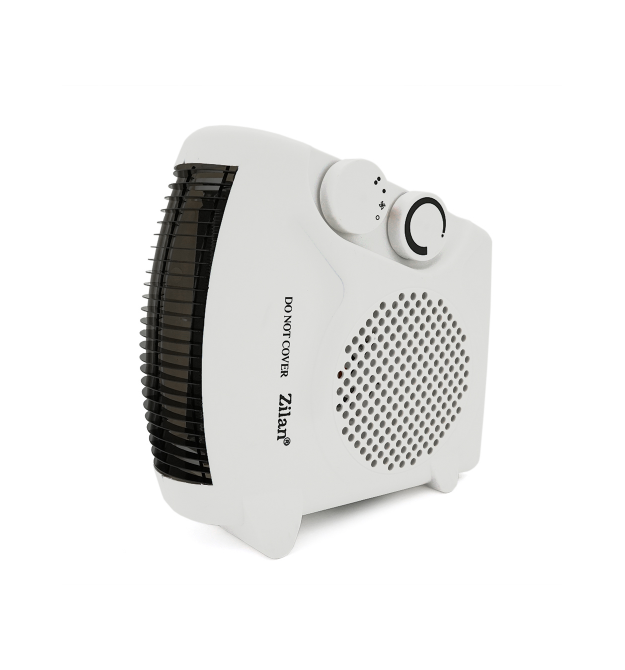 Тепловентилятор спіральний ZILAN ZLN5534, 2000Вт, 2 режими 1000 - 2000Вт, Box