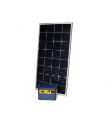Портативная станция BRAZZERS BRPRS-1024W+POLY Solar panel 160W, AC - 220v - 1.1kw Pure sine wave +DC:3x12V - 2A+USB:5V - 2A, 9V