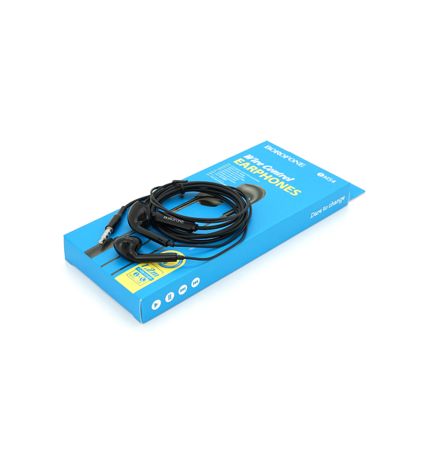 Навушники провідні BOROFONE BM54, 1,2м, Black, Box
