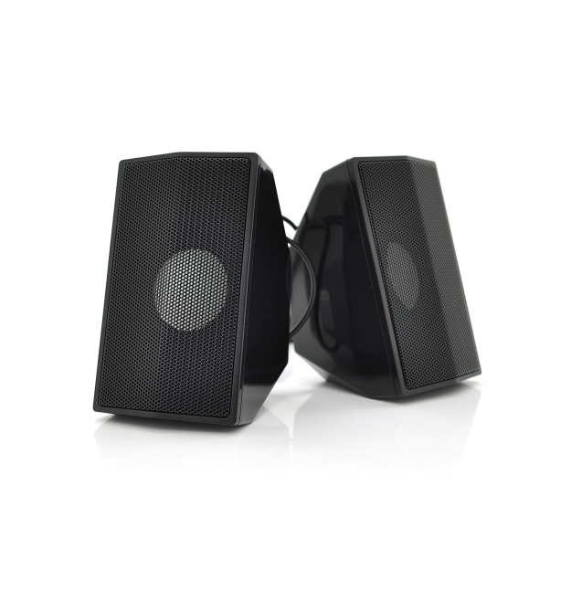Колонки 2.0 Kisonli S-333 для ПК і ноутбука, USB + 3.5mm, 2x3W, 20Hz- 20KHz, Black, BOX, Q50