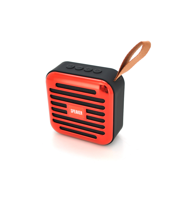 Колонка T5-S Bluetooth 4.1 до 10m, 1х3W, 4&ampOmega, 600mAh, &ampge90dB, TF card - USB, DC 5V, Red