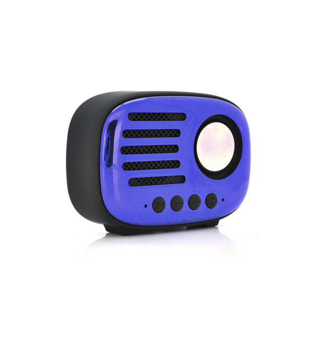 Колонка A4 Bluetooth 4.1 до 10m, 1х5W, 4&ampOmega, 600mAh, &ampge90dB, TF card - USB, DC 5V, Blue