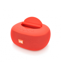 Колонка DV08 Bluetooth 4.1 до 10m, 2х5W, 4&ampOmega, 1200mAh, &ampge90dB, TF card - USB, DC 5V, Red