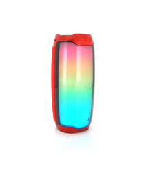 Бездротовий Bluetooth динамік PULSE 4 LED, 10W, 4000mAh, дистанція-10m, Red, Corton BOX