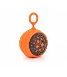 Колонки WAVE-110 Bluetooth 4.2, до 10m, 2х3W, 600mAh, 92dB, USB-micro, DC 5V, Black-Orange, BOX, Q20