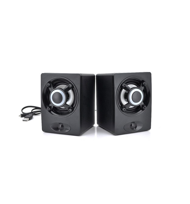 Колонки 2.0 JEDEL JNS-65 USB + 3.5mm, 4 2x3W, 90Hz- 20KHz, з регулятором гучності, Black, BOX, Q30