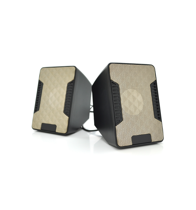 Колонки 2.0 Hotmai A16 USB+3.5mm, 2x3W, 20Hz-18KHz, з регулятором гучності, Black, BOX, Q24