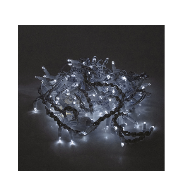 Гірлянда 120LED Дощ (White), 8 режимів, 3*3метри, біла ізоляція, BOX