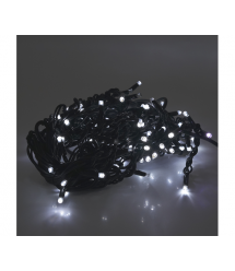 Гірлянда бахромою 120 LED White, чорна ізоляція, вулична, 5х0,7м, BOX