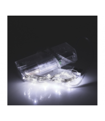 Гірлянди 30LED, 1 режим, 3 метри, прозора ізоляція, живлення від 2 * АА (немає в комплекті), White, BOX