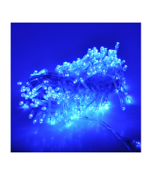 Гірлянди 200LED (Діод) Blue, 8 режимів, 13.5 метрів, чорна ізоляція, BOX