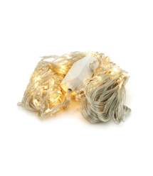 Гірлянди 330LED Водоспад (White Hot), 8 режимів, 3*2метри, прозора ізоляція, BOX