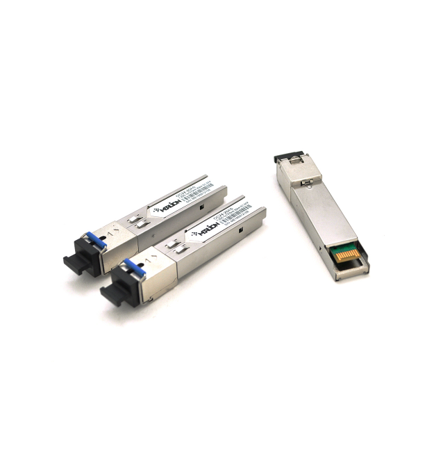 SFP модуль Merlion 1.25G 20Km WDM SC підтримка DDM TX1310 - RX1550