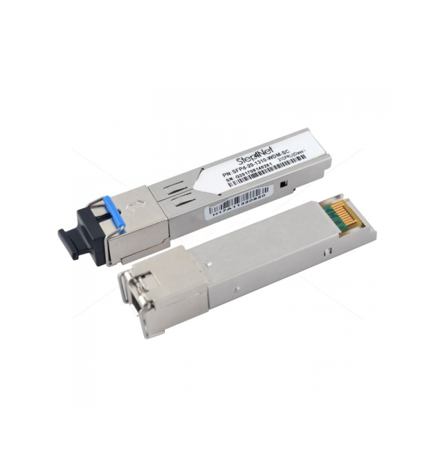 SFP модуль Step4Net 1.25G 1310nm 20Km WDM LC піддержка DDM TX1310 - RX1550