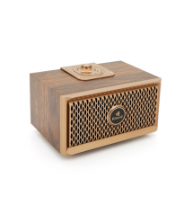 Колонка Kisonli G2 Bluetooth 5.0, 1х10W, 1200mAh, USB - TF - BT - FM - AUX, DC: 5V, Dark wood, BOX, Q40