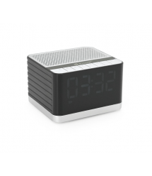 Колонка Kisonli G8 Bluetooth 5.0, 1х5W, 2000mAh, USB - TF - BT - FM - AUX - LCD - Clock, DC: 5V - 1A, Black,, BOX, Q40