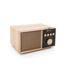 Колонка Kisonli G10 Bluetooth 5.0, 1х5W, 1200mAh, &ampge90dB, USB - TF - BT - FM - AUX, DC: 5V - 1A, Red-Wood, BOX, Q50