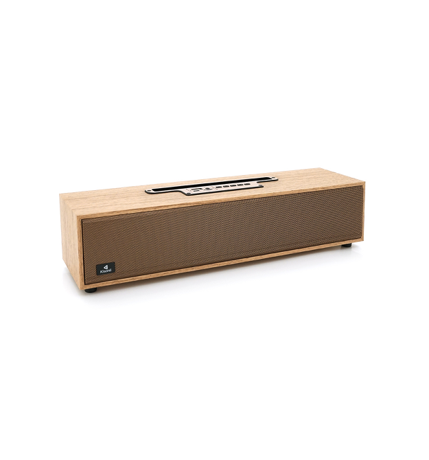 Колонка Kisonli G11 Bluetooth 5.0, 2х5W, 1200mAh, &ampge90dB, USB - TF - BT - FM - AUX, DC: 5V, Wooden, BOX, Q20