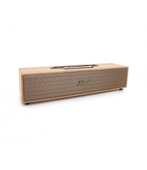 Колонка Kisonli G11A Bluetooth 5.0, 2х5W, 1200mAh, &ampge90dB, USB - TF - BT - FM - AUX, DC: 5V - 1A, Wooden, BOX, Q20