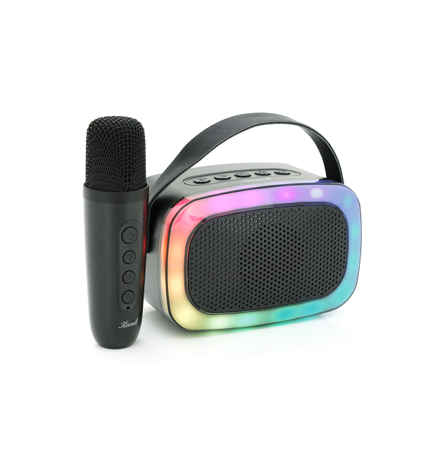 Колонка Kisonli G21 Bluetooth 5.0, 1х5W, 1800mAh, USB - TF - BT - LED - AUX, DC: 5V - 1A, Black, BOX, Q45