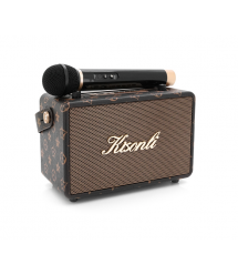 Колонка Kisonli G100 Bluetooth 5.0, 2х10W, 1800mAh, USB - TF - BT - AUX, DC: 5V - 1A, Black, BOX, Q12