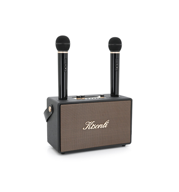 Колонка Kisonli G101 Bluetooth 5.0,Two microphone, 2х15W, 2400mAh, USB, DC: 5V - 1A, BOX, Black, Q8