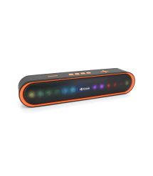 Колонка Kisonli LED-915 Bluetooth 5.0, 2х5W, 1200mAh, USB - TF - BT - FM - AUX, DC: 5V - 1A, Orange, BOX, Q30