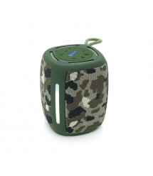 Колонка Kisonli Q17 Bluetooth 5.3, 1х8W, 1800mAh, USB - TF - TWS - FM - BT - LED, DC: 5V - 1A, BOX, Camouflage, Q45