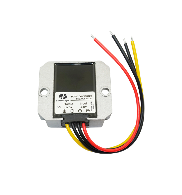 Перетворювач авто інвертор DC - DC Input:5-36V, Output:12V 3A, IP68, 36W