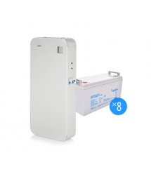 Стабілізатор із вбудованим ІПБ VOLTER Smart-UPS 7 - 3 однофазний, інверторний стабілізатор (7000Вт) + вбудований ІПБ під зовнішн