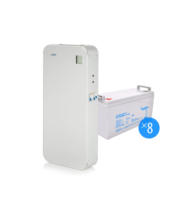 Стабілізатор із вбудованим ІПБ VOLTER Smart-UPS 7 - 3 однофазний, інверторний стабілізатор (7000Вт) + вбудований ІПБ під зовнішн