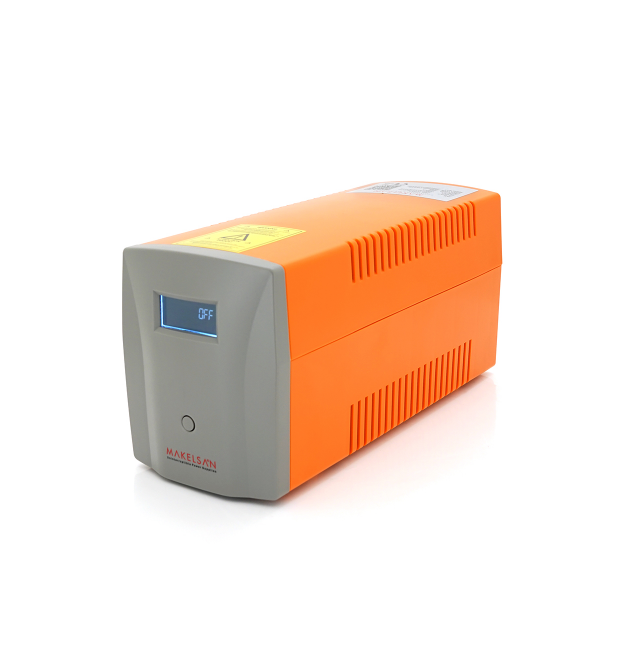 ДБЖ MAKELSAN Lion1200VA (720W) Standby-L, LCD, 170-280VAC, AVR 1st, 3xSCHUKO socket, 1x12V9Ah, Plastic Case ( 150 х 353 х 162 )