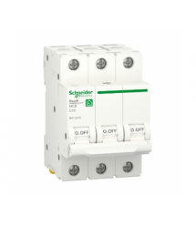 Автоматичний вимикач Schneider RESI9 16А, 3P, крива, 6кА