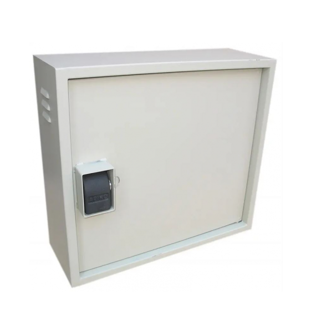 Антивандальна шафа VAGOS Super Antilom 19 2U - 1.5 (550х500x150) двері - приховані петлі, замок - крабовий, 8відп.