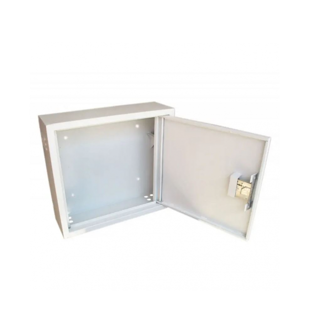 Антивандальна шафа VAGOS Super Antilom 19 4U - 1.5 (550х500x250) двері - приховані петлі, замок - сувальдний, 8відп. 22мм