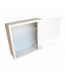 Антивандальна шафа VAGOS 19 2U - 1.5 (550х500x150) двері пенал, замок - сувальдний, 6відп. 22мм