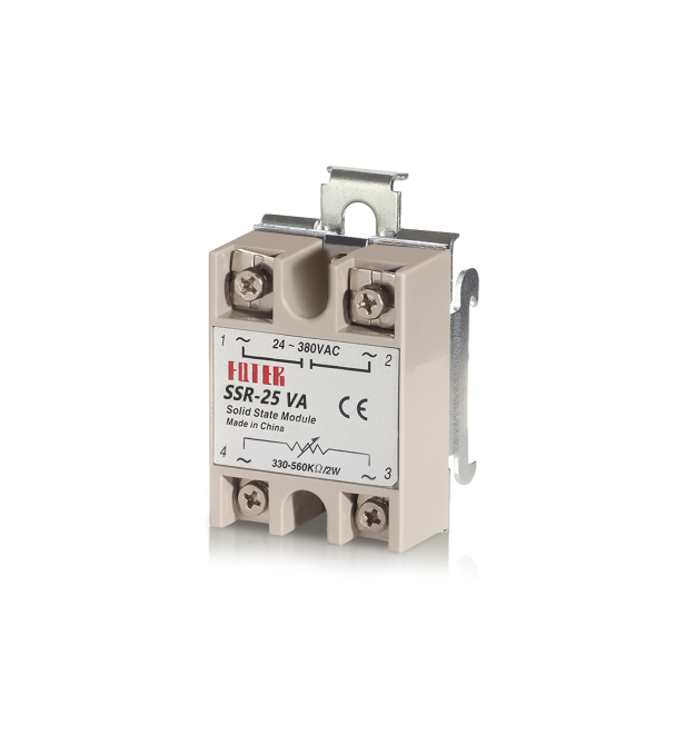 Твердотільні реле FQETR SSR-25VA 25А 24-380VAC