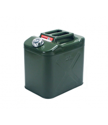 Каністра Merlion YT-HS-FX-25L, металева з клапаном + гнучка лейка, 25л, 355х255х360мм, Зелена