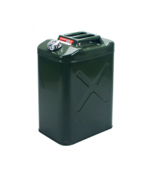 Каністра Merlion YT-HS-FX-40L, металева з клапаном + гнучка лейка, 40л, 355х255х530мм, Зелена