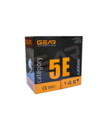 Кабель вітальний пара GEAR UTP 4x2x0,51 Cat5E, CU Premium, для внутрішніх робіт, 305м