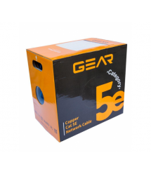 Кабель витій пара GEAR FTP 4x2x0,51 Cat5E, CU, для внутрішніх робіт, 305м