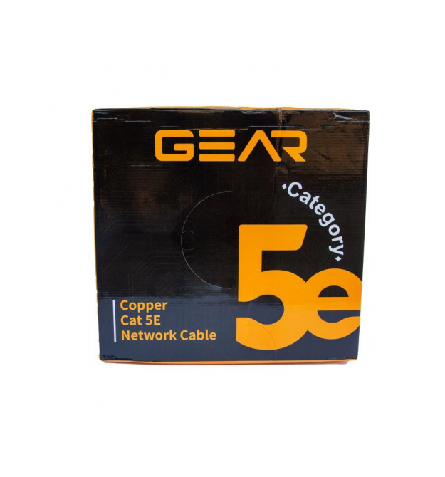 Кабель витій пара GEAR FTP 4x2x0,51 Cat5E, CU Premium, для внутрішніх робіт, 305м
