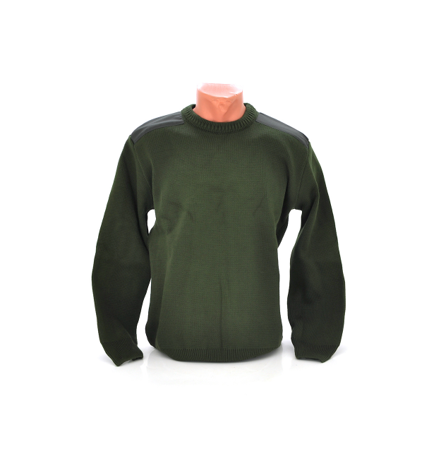 Светр, размер L, Олива